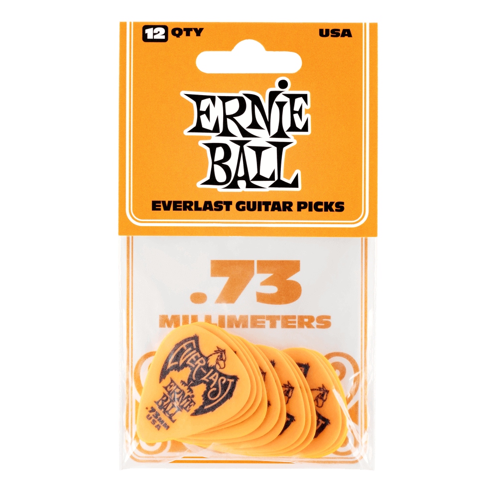 Kostka piórko Ernie Ball Everlast 0,73 mm P09190 antypoślizgowa 12 szt.
