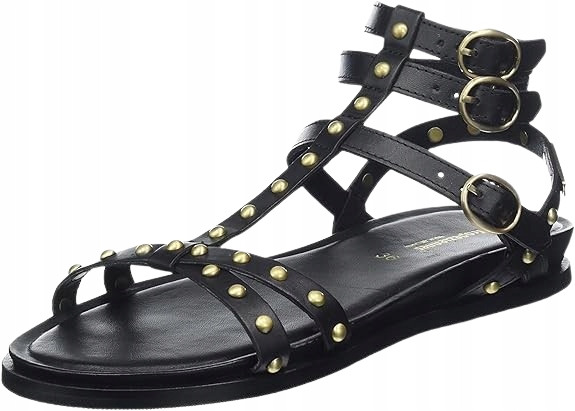Les Tropeziennes Dámské Kožené Sandály Černé 36 3_A