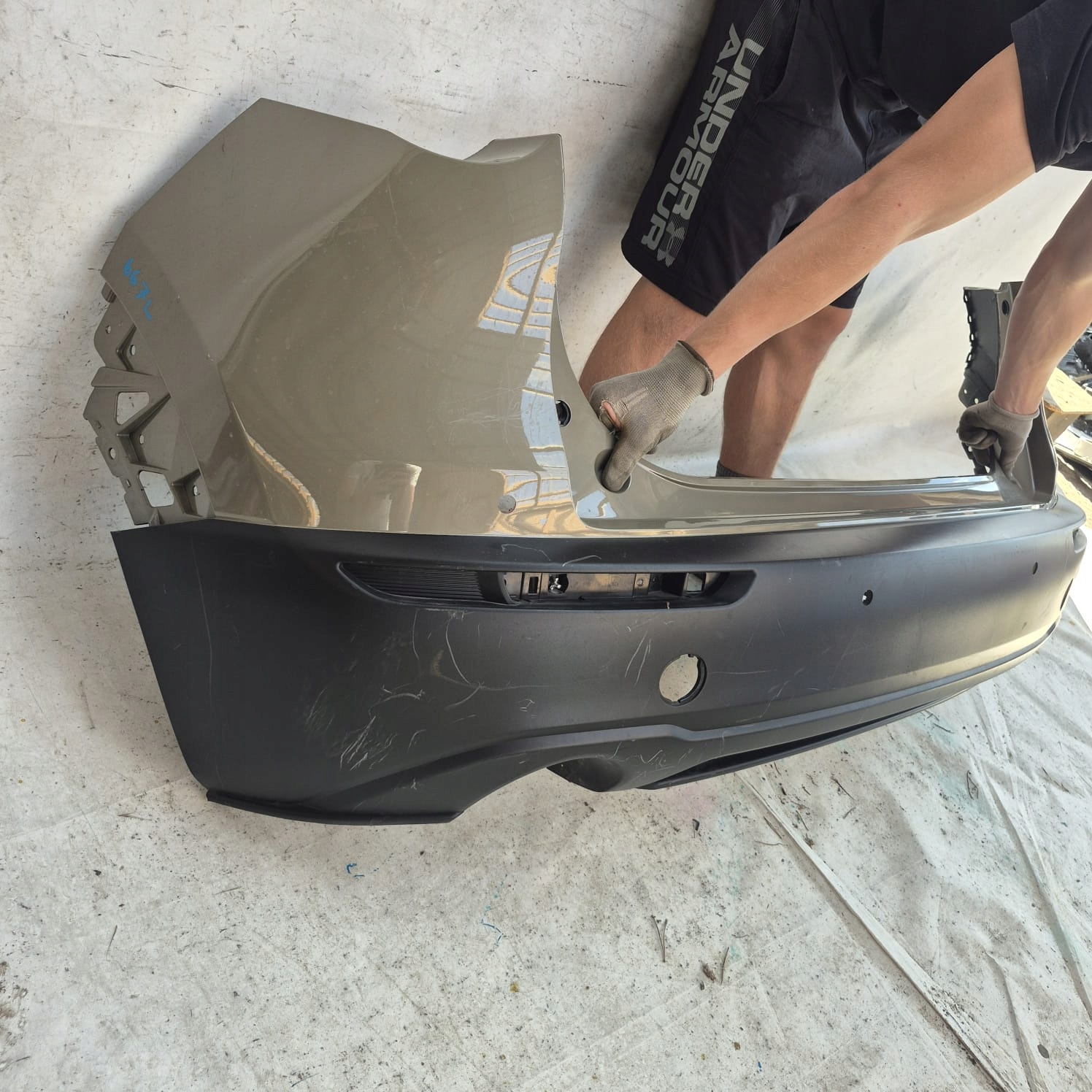 MAZDA CX30 CX-30 19- bumper rear part rear PDC