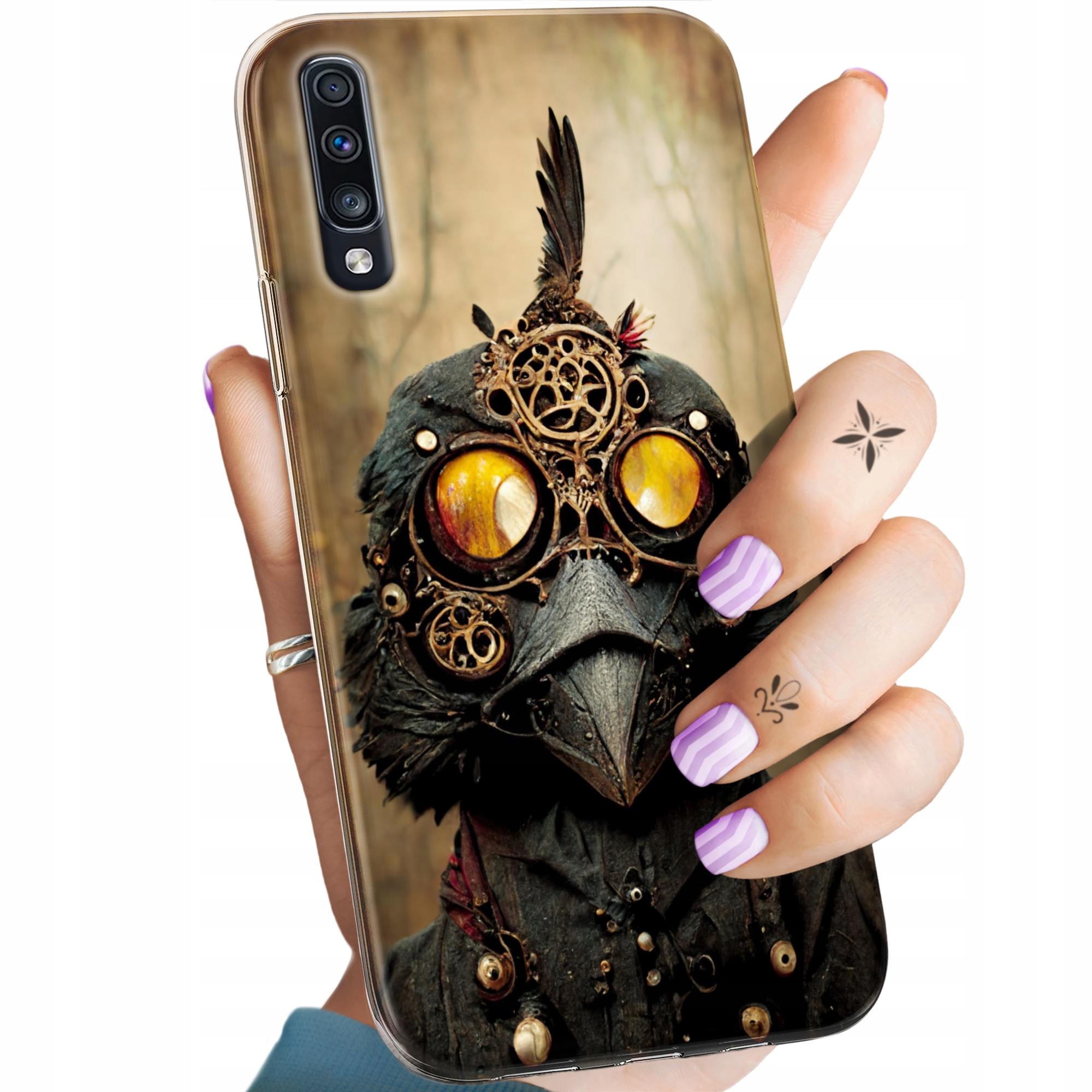 Etui Do Samsung Galaxy A70 A70S Steampunk Maszyny Laboratoria Case