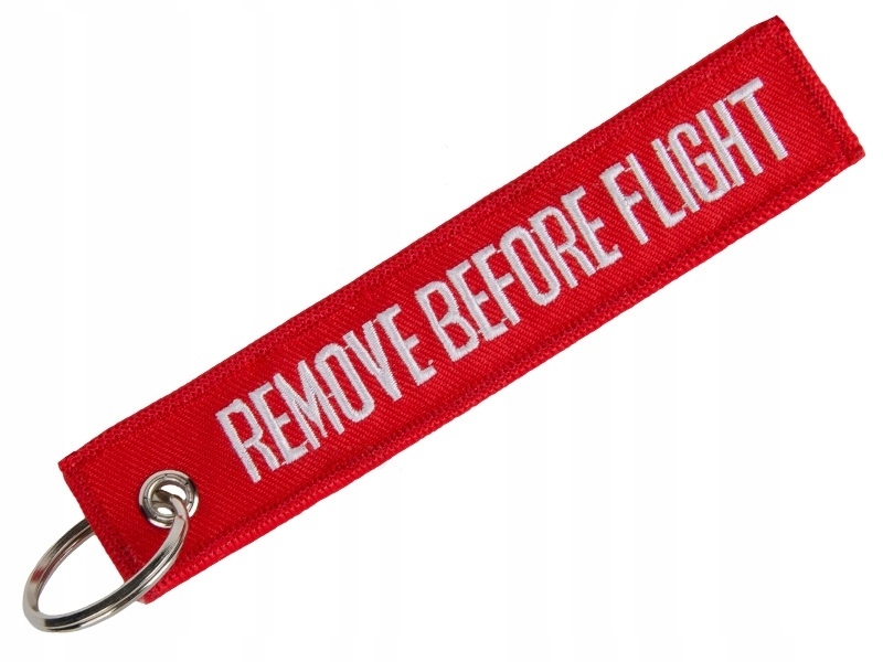 

Brelok Lotniczy "remove Before Flight"