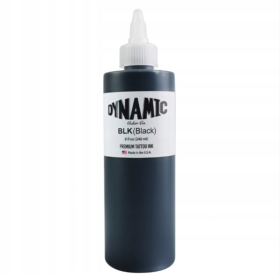Barva na tetování Dynamic Black černá 240 ml