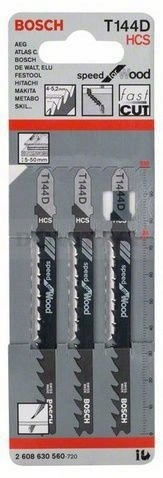 

Bosch brzeszczot do wyrzynarek T 144 D komplet
