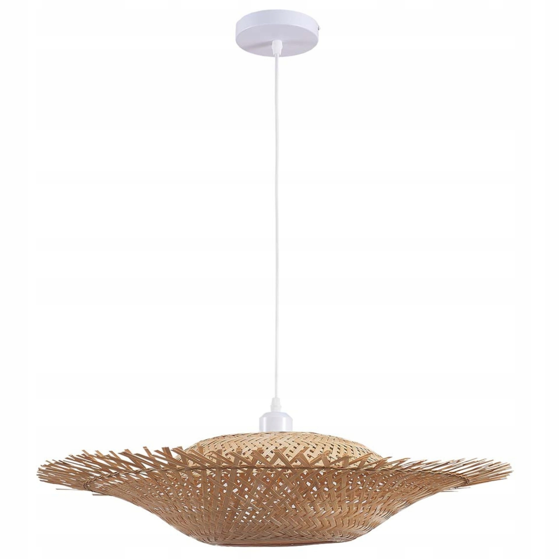 Sanico Goldlux závěsná lampa Barbados 1xE27 béžová v boho stylu IP20