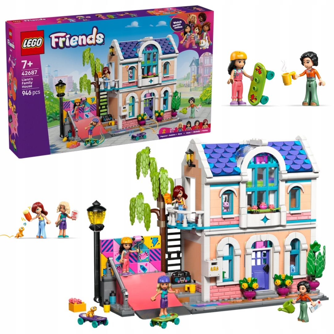 Lego 42687 Friends Rodinný dům Liann Hrací domeček pro panenky