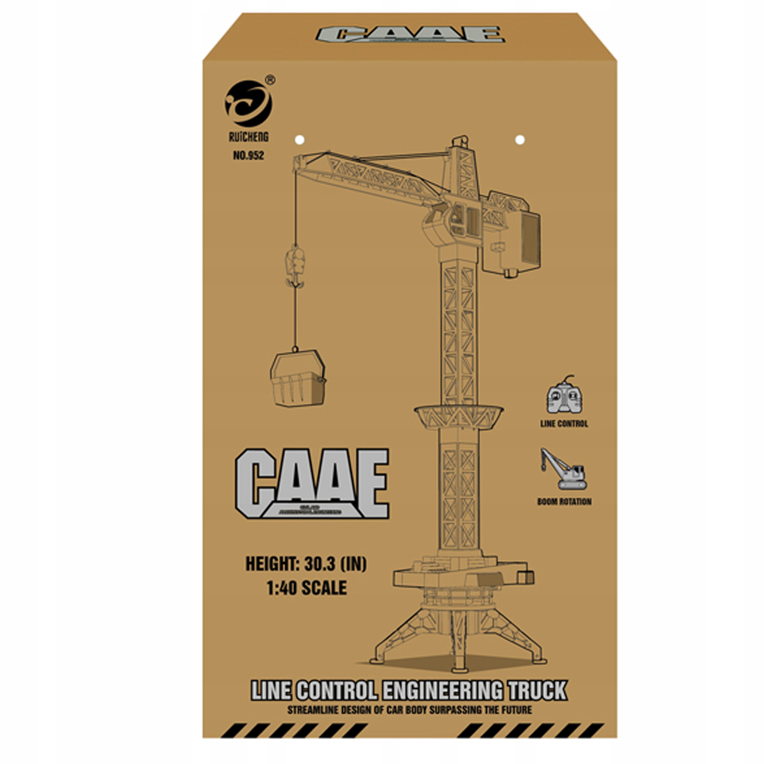 DŹWIG ŻURAW BUDOWLANY OBROTOWY RC STEROWANY NA PILOT BUDOWA XXL MATADI Płeć chłopcy dziewczynki