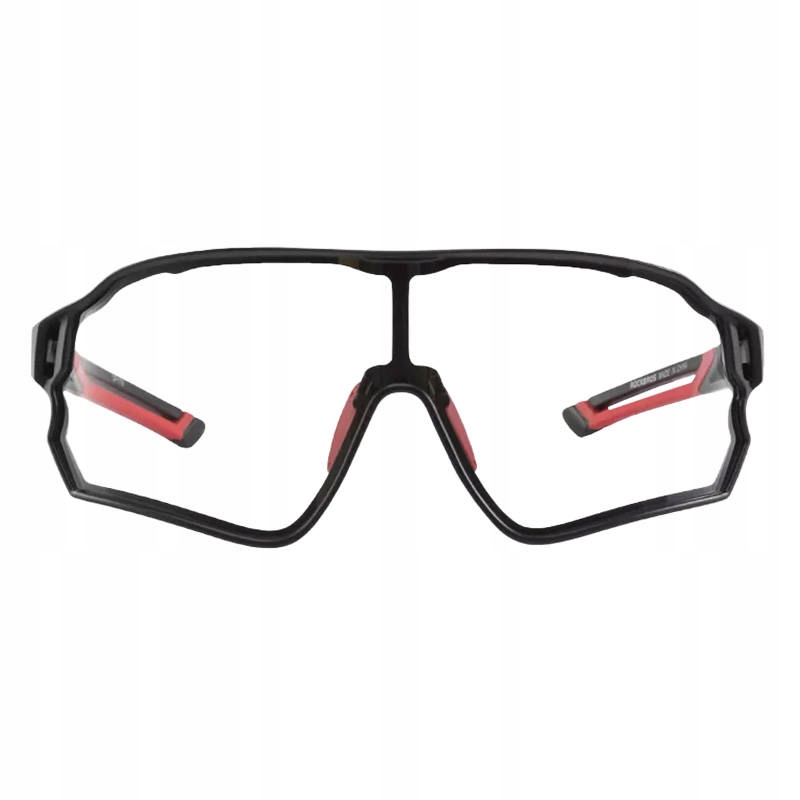 ROCKBROS CZARNE OKULARY ROWEROWE FOTOCHROMOWE UV400 KAT.3 POLIKARBON ETUI