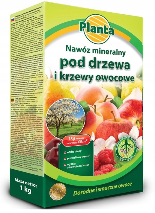 

Nawóz Do Drzew I Krzewów Owocowych Planta 1 Kg