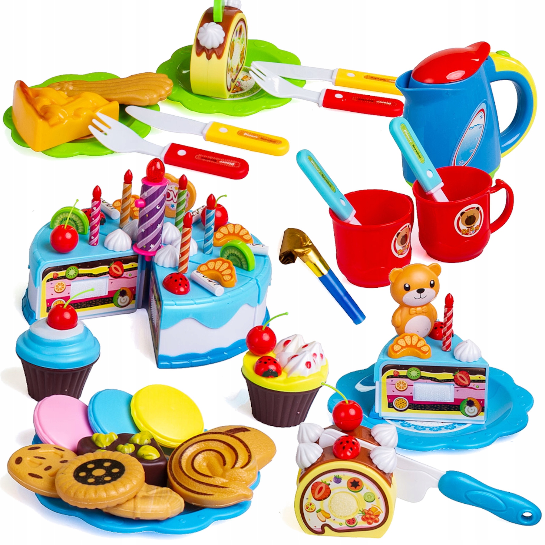 

Tort Urodzinowy Do Krojenia Na Rzep Zestaw 80 el.