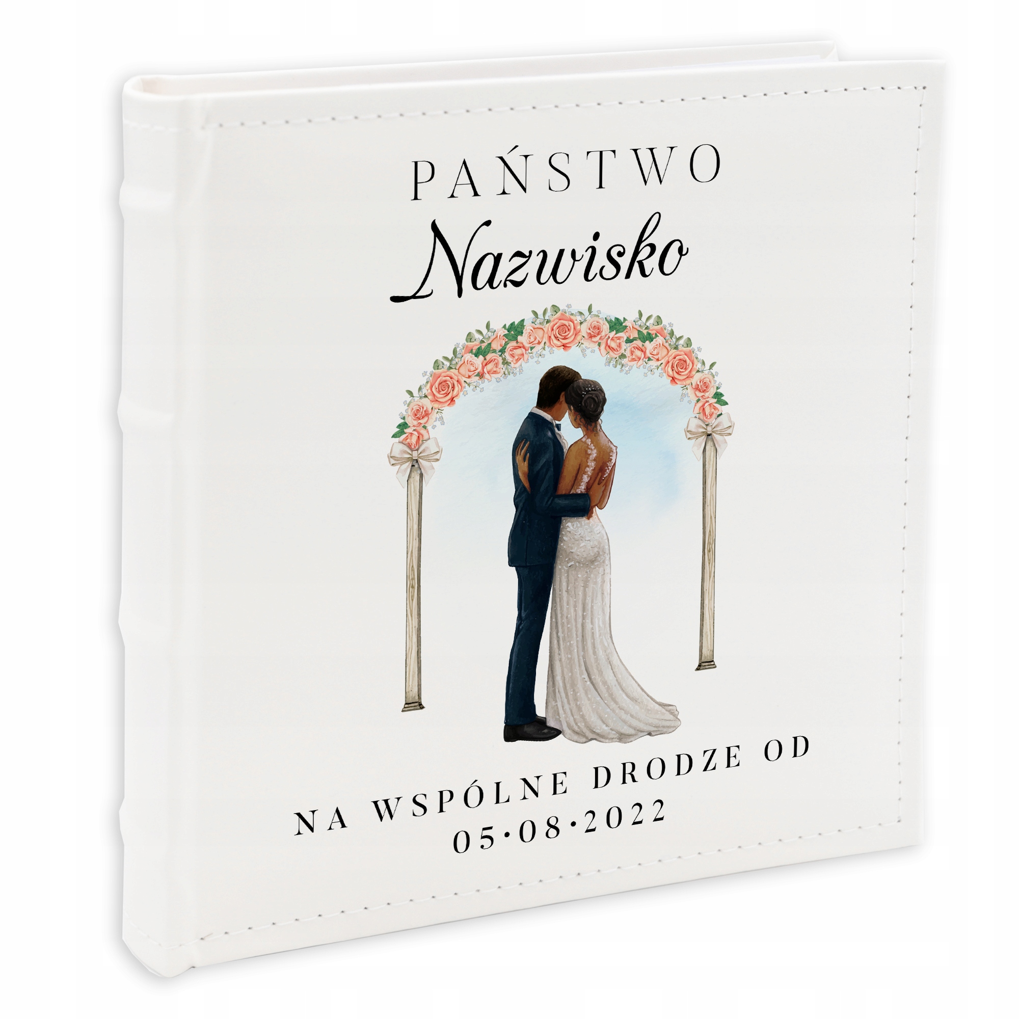 Album na fotografie 10x15cm Bílý Na Svatba Odjakživa Navždy Kreator