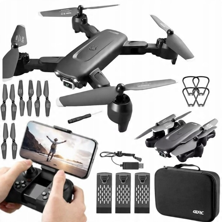 

Dron Z Kamera 4K Hd Sterowany Zabawka Zawis 500m