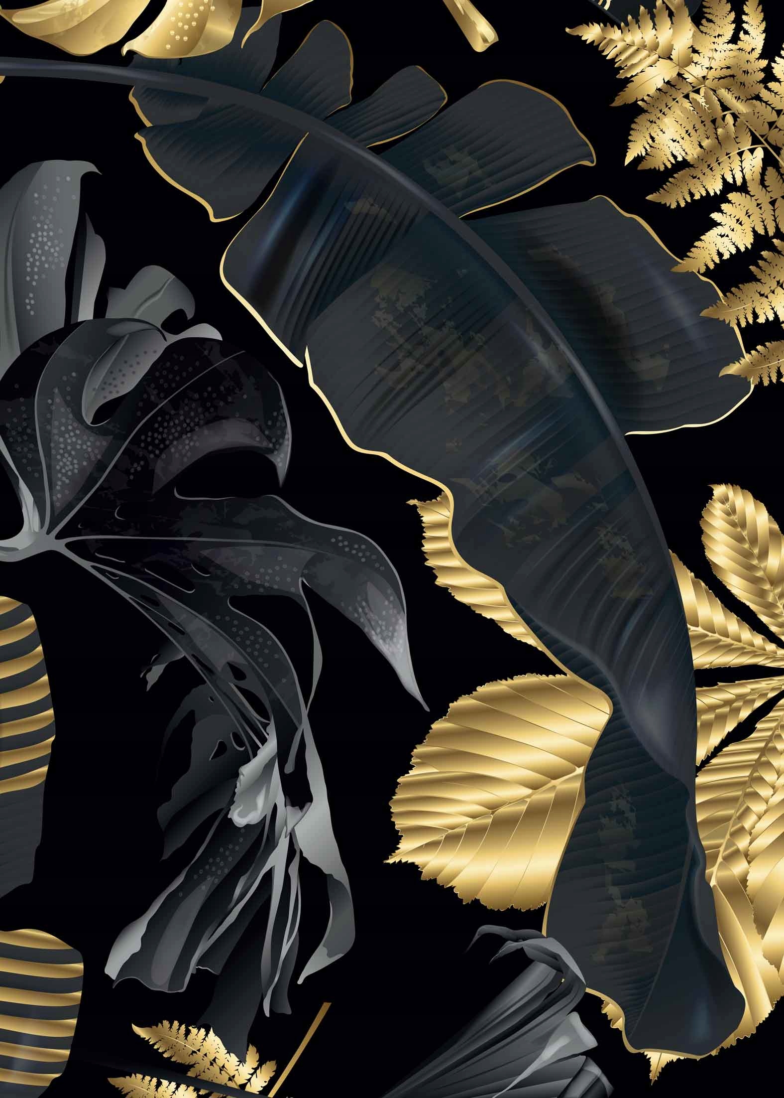 

Monstera złota Plakat Plakaty B2 70x50cm Papier200