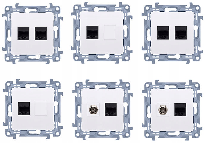 RAMKA POJEDYNCZA BIAŁY - CR1/11 SIMON 10 Materiał tworzywo sztuczne