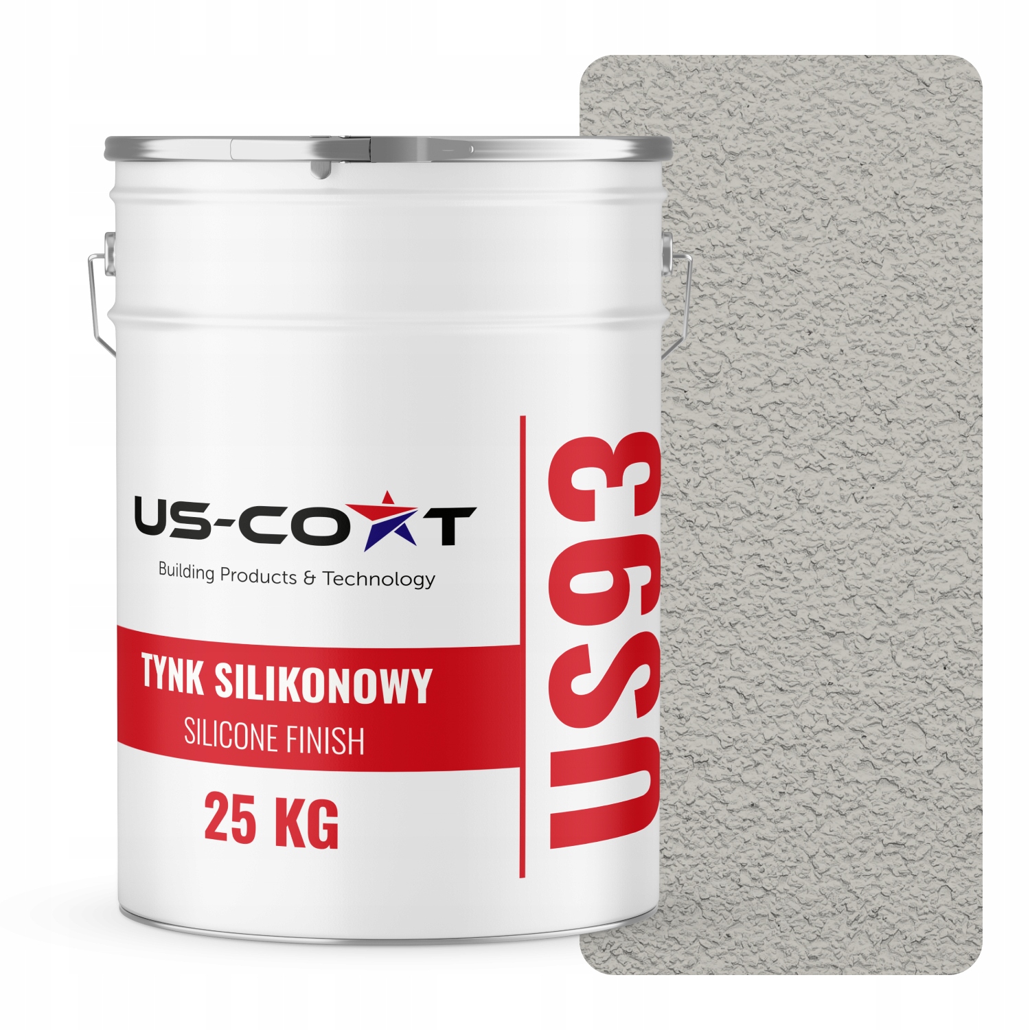 Silikonová Omietka Šedá Popolavá F292 25KG Baranek Granulácia 3.0 mm