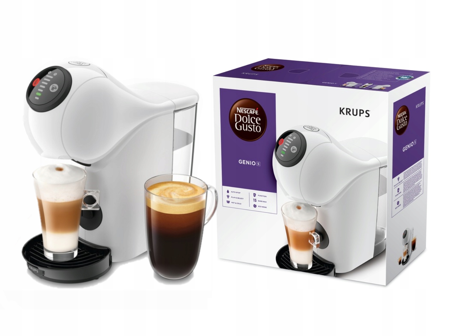 

Ekspres Krups Genio S Dolce Gusto KP2401 Biały
