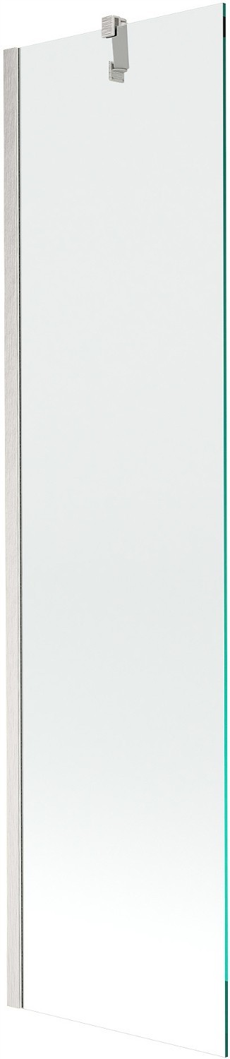 Mexen Next vanová zástěna 1-křídlová 50 x 150 cm, transparentní, kartáčovan