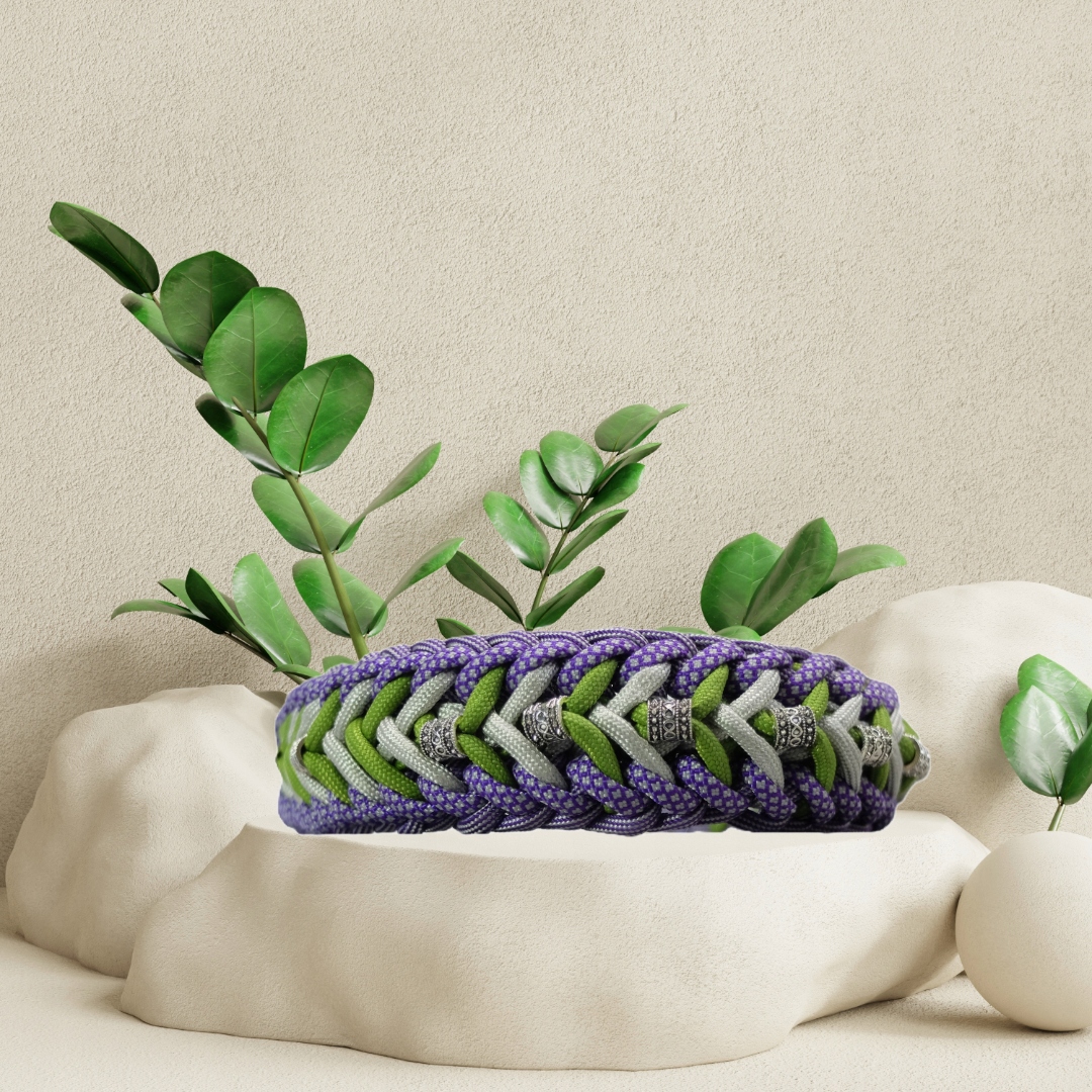 Levně DoggyVibes Obojek pro psa z paracordu Vyrobeno na zakázku