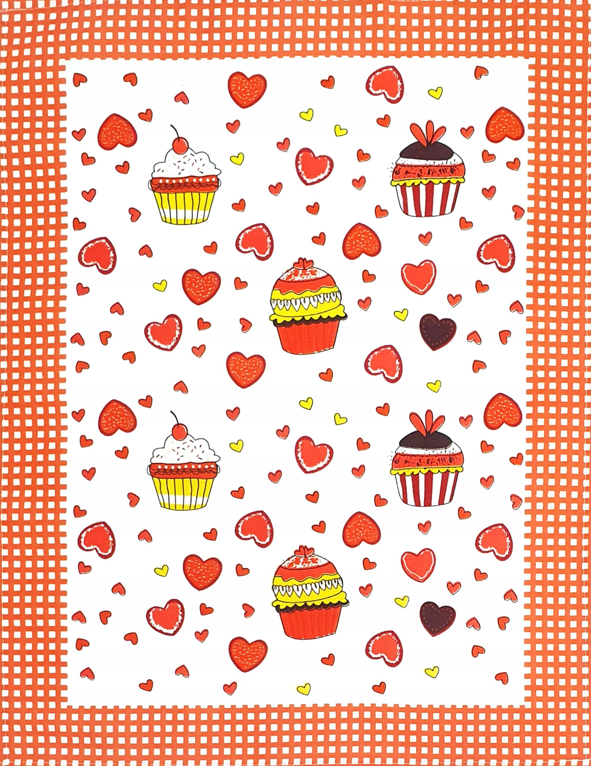 

Ścierka kuchenna 55x66 Bardzo chłonna Muffiny