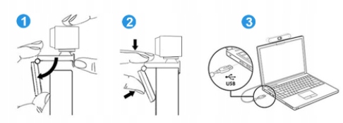 KAMERKA KAMERA INTERNETOWA PC DO LEKCJI + MIKROFON Model 6001639