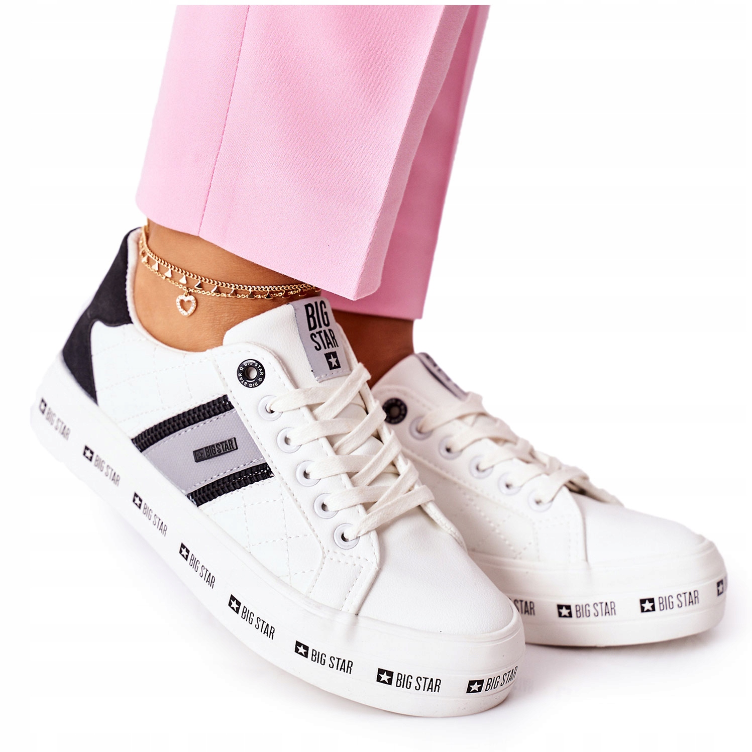 

Tenisówki Na Platformie Bigstar II274071 Białe 39