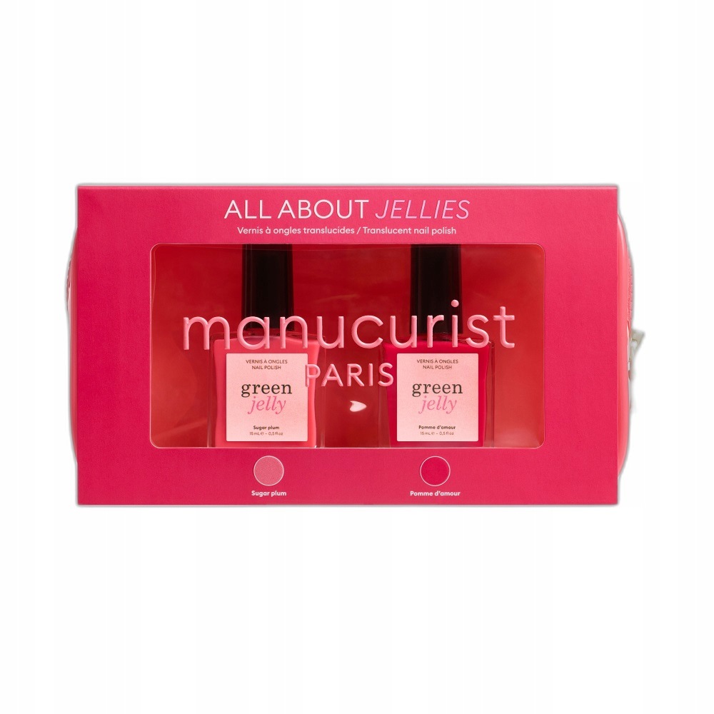 Manucurist Geen Trousse Laky Na Nehty 2 x 15 ml Kosmetická Taška