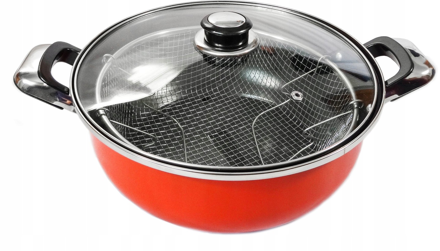 

Garnek 24CM Sitko Kosz Głębokiego Smażenia Frytek