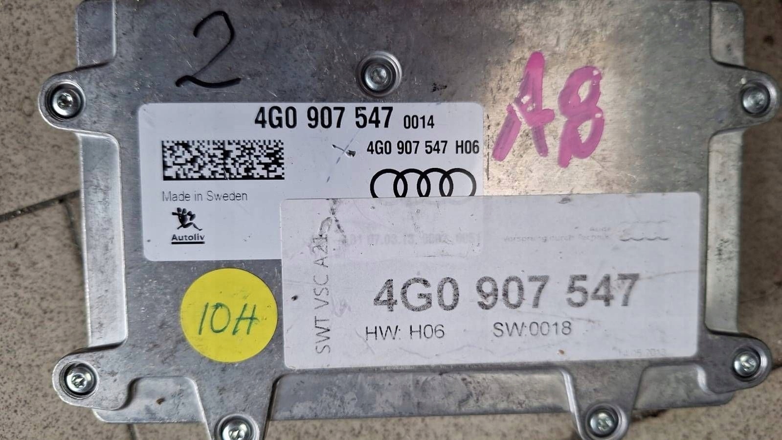 modulo MPM Audi A8 S8 D4 4H 4G0907547