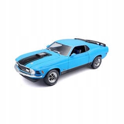 Model Ford Mustang Mach 11:18 Modrý