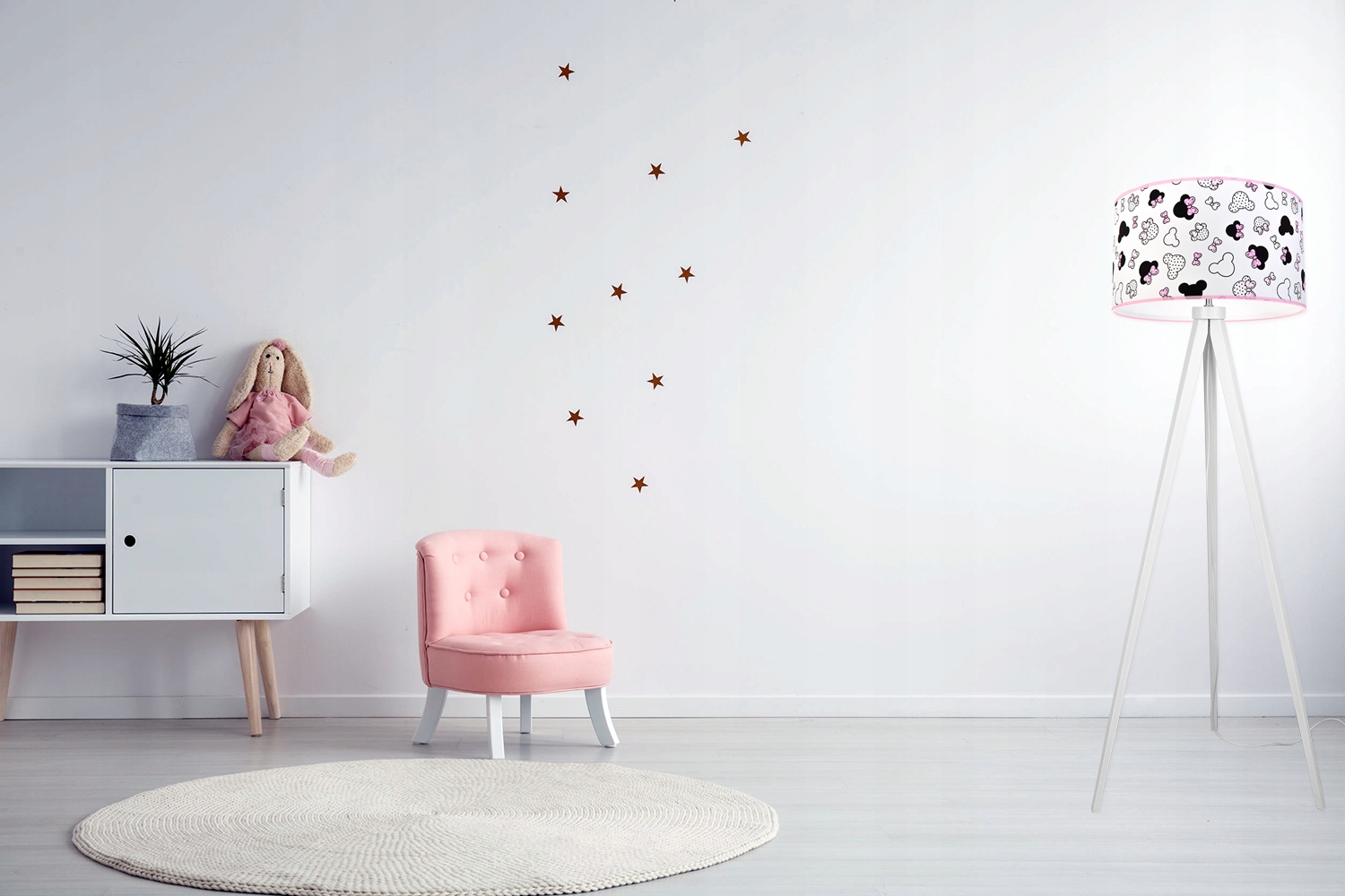 LAMPA TRÓJNÓG LOFT DZIECIĘCA ABAŻUR WZÓR LED Bohater / Bajka Inny