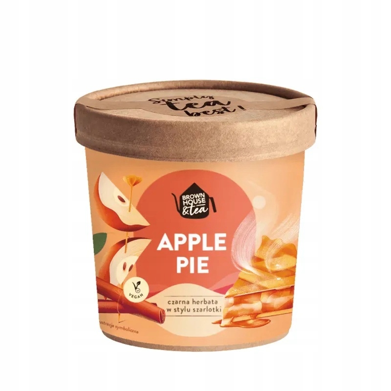 Levně Brown House and Tea Apple Pie černý čaj ve stylu jablečného koláče 55 g