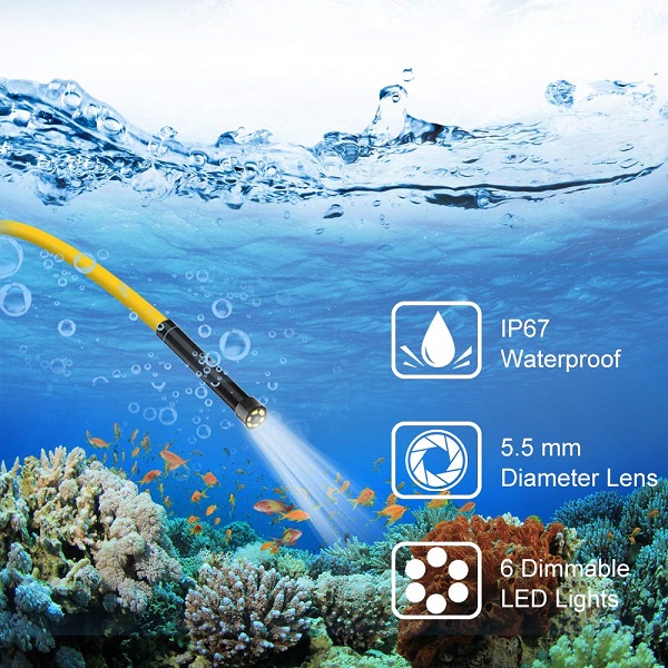 NEKAN BEZPRZEWODOWY ENDOSKOP WODOODPORNY WiFI Producent code 01