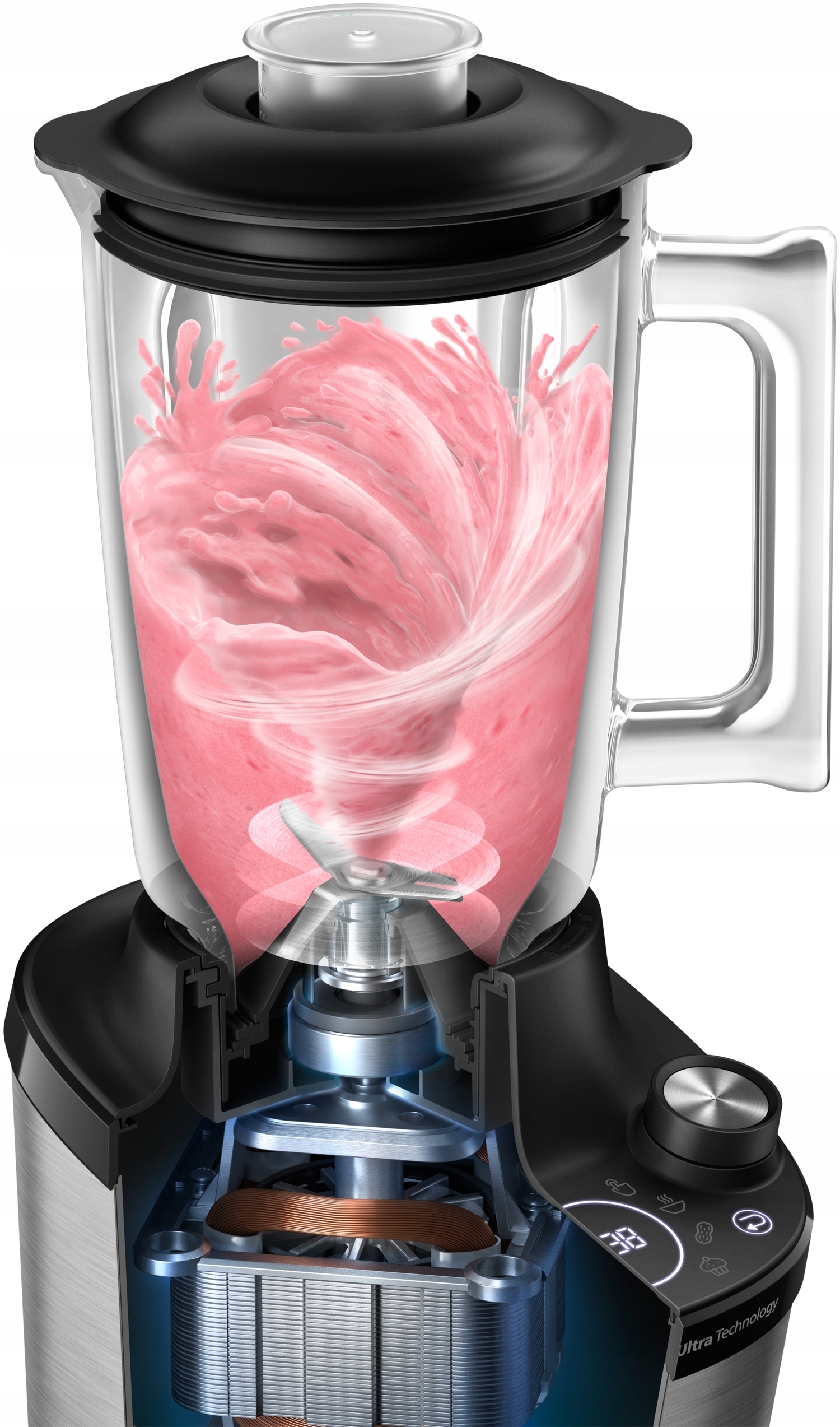 PHILIPS Blender Wysokiej Mocy 7000 ProBlend Ultra 1500W 2L Szkło App — miniatura 13