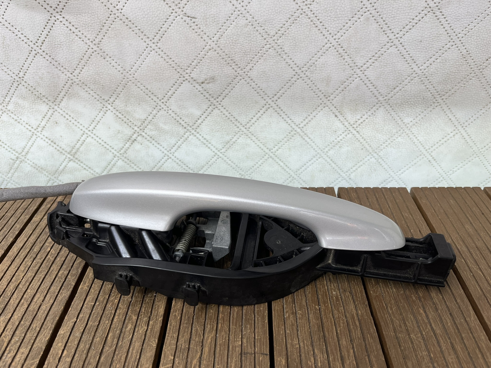 FORD FOCUS MK4 18-22 lock door rear left + handle MOONDUST SILVER KPL