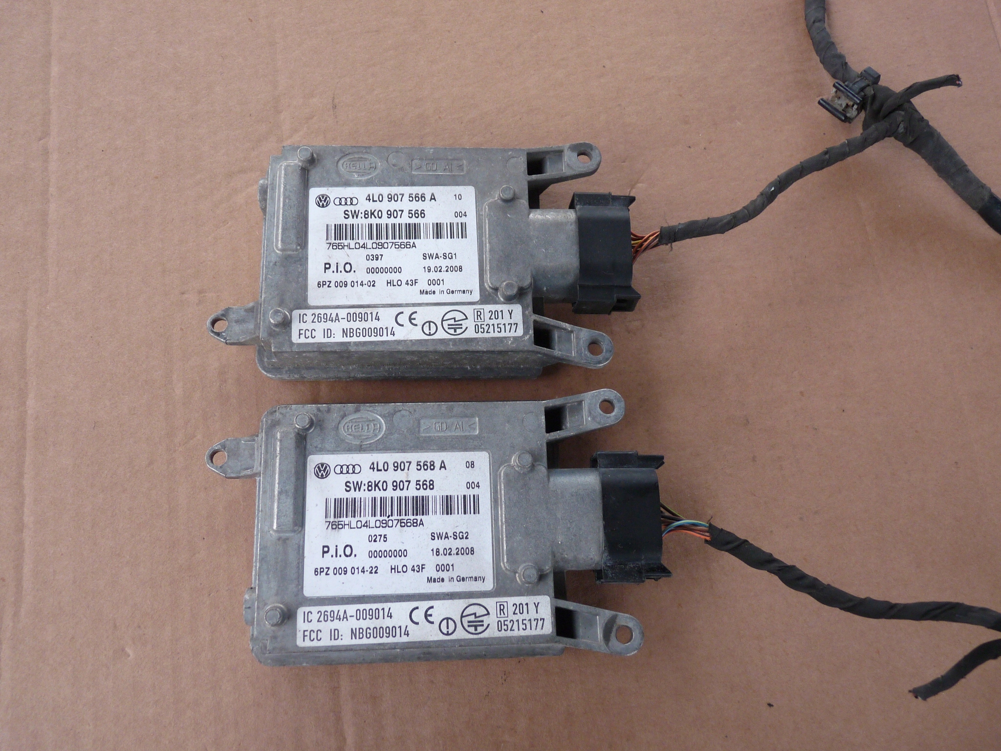 AUDI A4 B8 радар ассистент смены ремня 4L0907566A