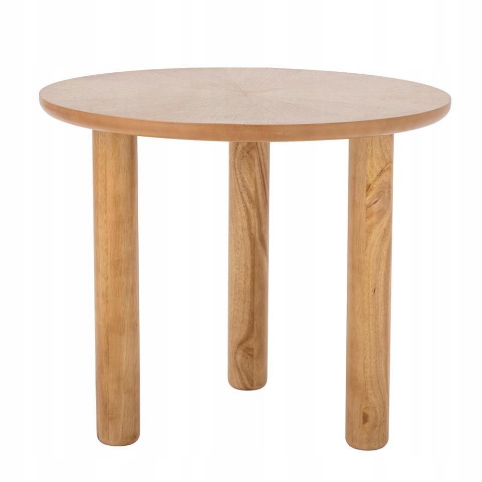 Bloomingville Noma Drevený konferenčný stolík 60 cm okrúhly