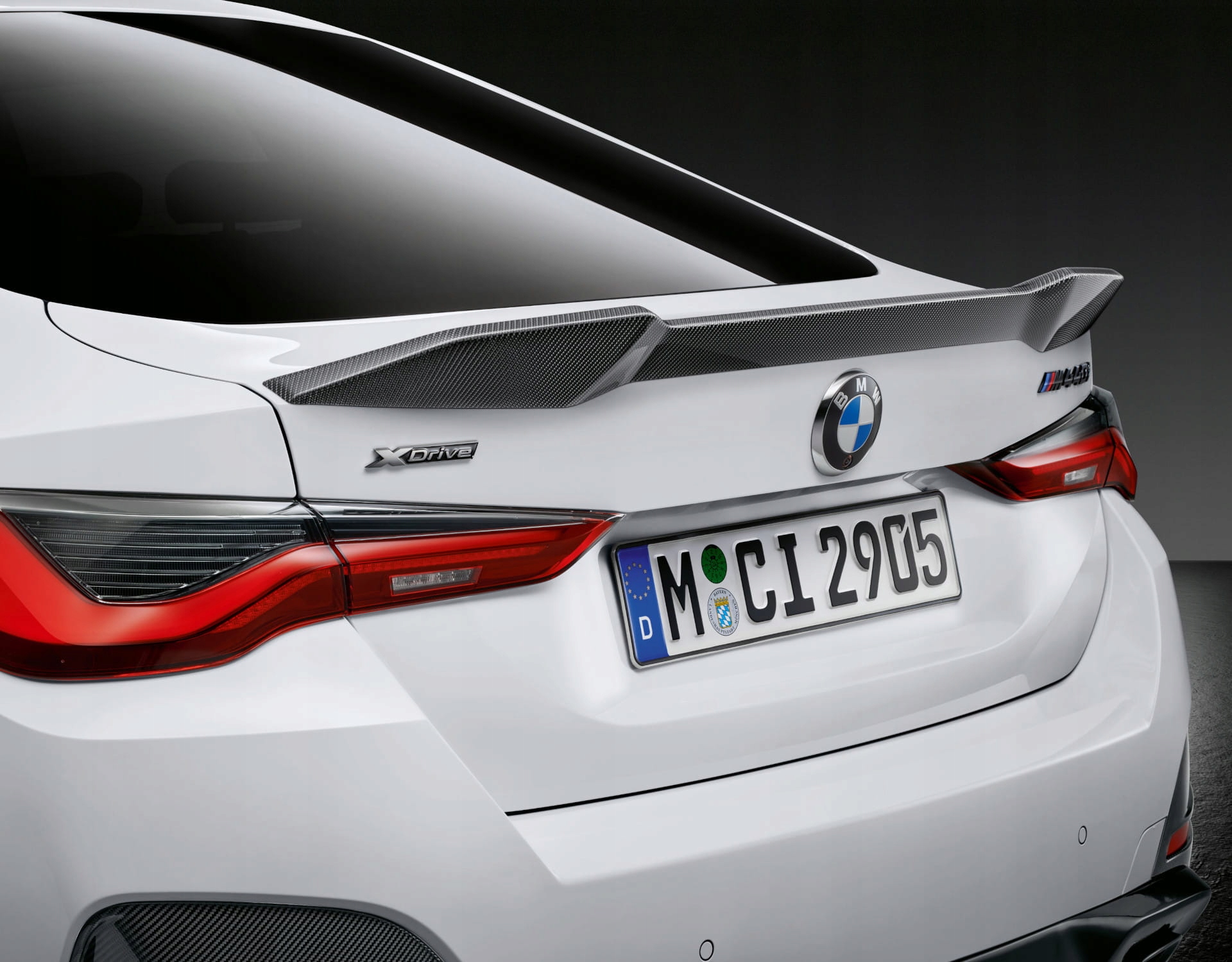 Bmw M Performance karbonový zadní spoiler G26 i4 420 430 440 eDrive 51195A36997