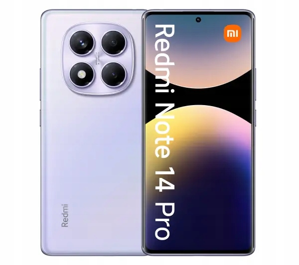 Smartfon Xiaomi Redmi Note 14 Pro 8/256GB 200Mpix Aurora Purple Fioletowy