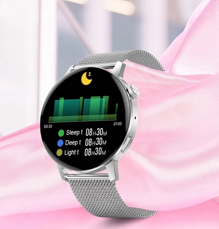 SMARTWATCH ZEGAREK DAMSKI ROZMOWY EKG PULS PL MENU Kompatybilność systemowa Android iOS
