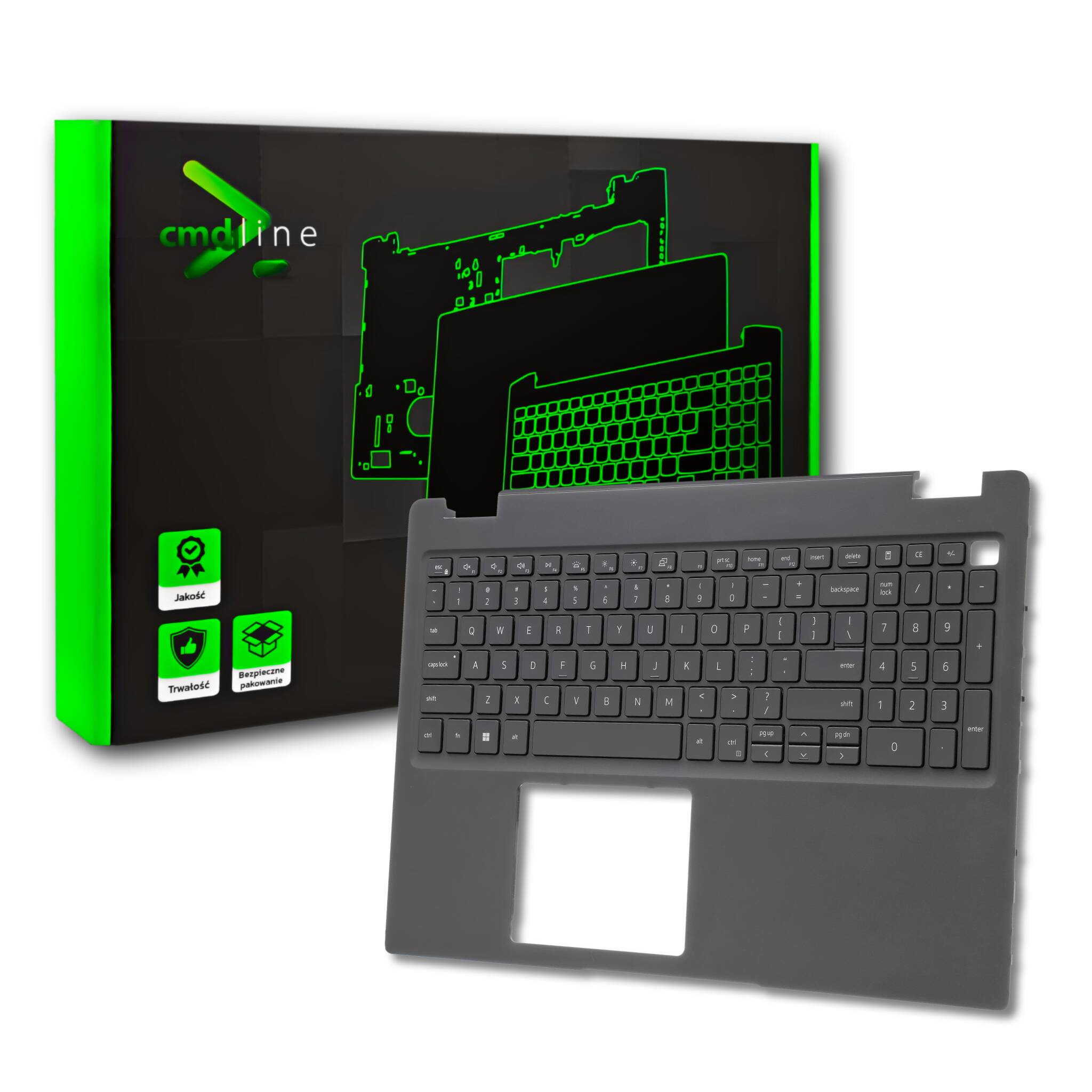 Palmrest Klawiatura Do Dell Latitude 15 3510 0JYG4Y Led