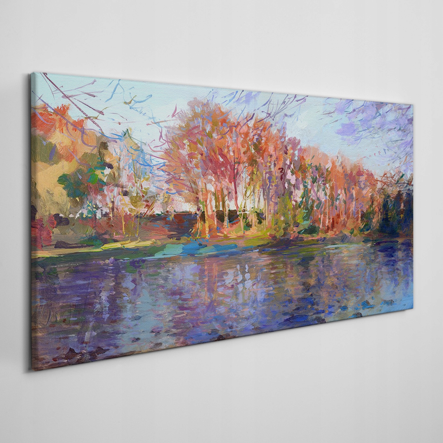 

Obraz ścienny na płótnie Jezioro natura 100x50 cm