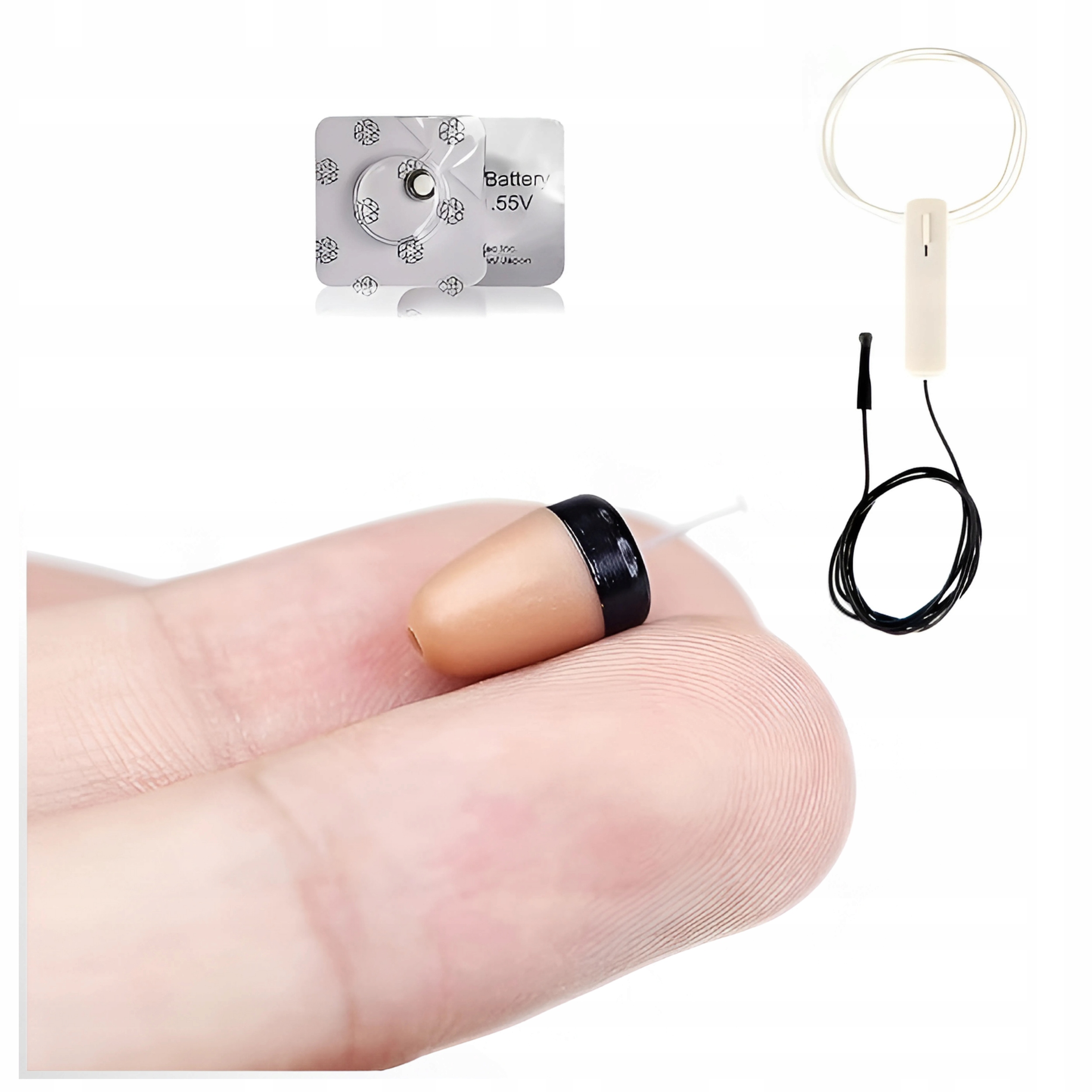 Profesionální Mikrosluchátko Nano Bluetooth Schované Pro Zkoušku