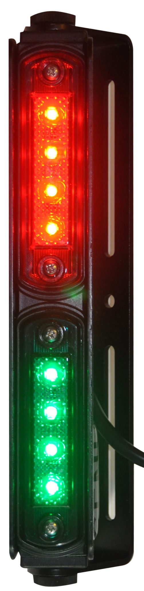 Semafor 2-farebný Led vodotesný signalizátor závory pre jazdu