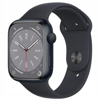 SMARTWATCH APPLE WATCH 8 45MM CELLULAR | CZARNY | A++