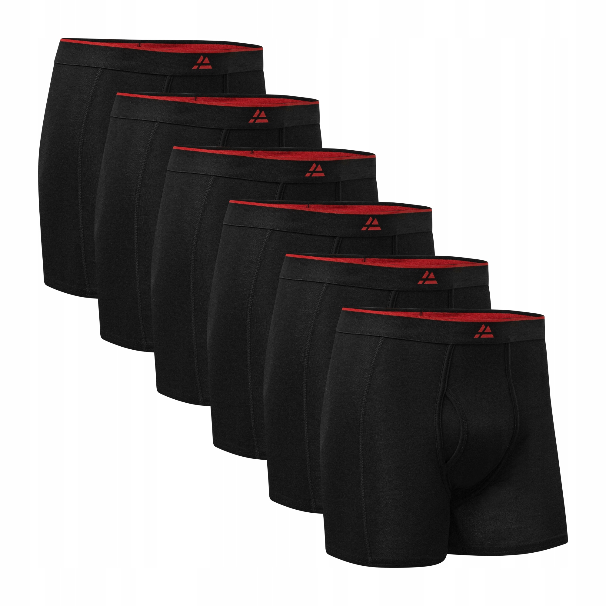 Bambusové boxerky s rozparkem Danish Endurance Pánské spodní prádlo 6-balení 3XL