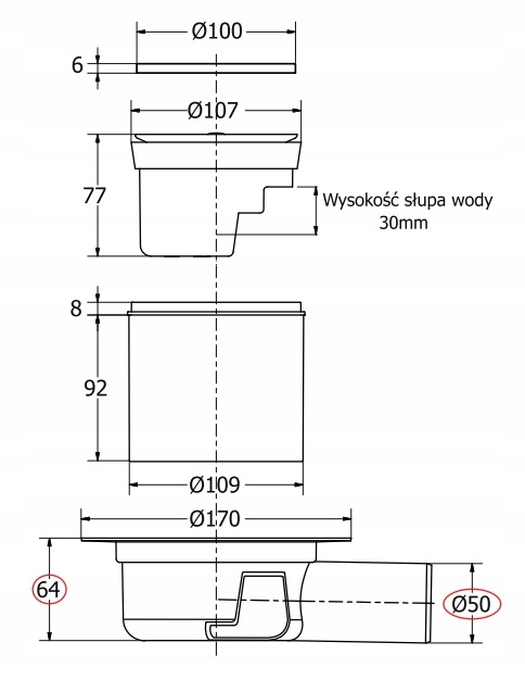 BONOMINI WPUST PODŁOGOWY KRATKA ŚCIEKOWA ZAPACH EAN (GTIN) 8030575059631