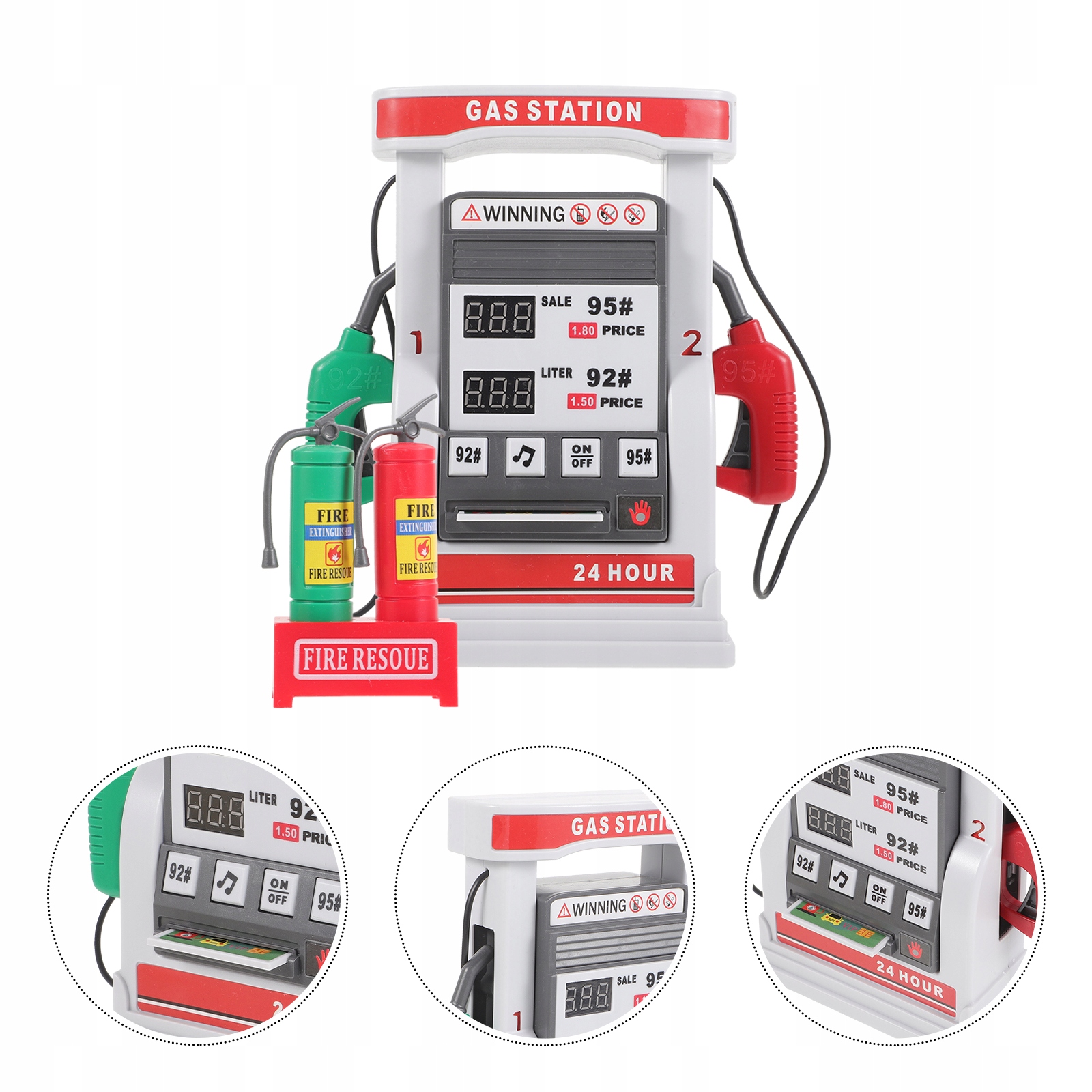 1 zestaw symulacji modelu stacji benzynowej Marka inna