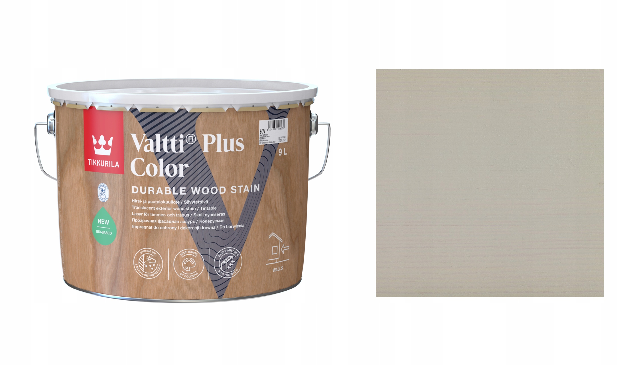 Tikkurila Valtti Plus Color 9L 5062 Tuohi Impregnat Szybkoschnący