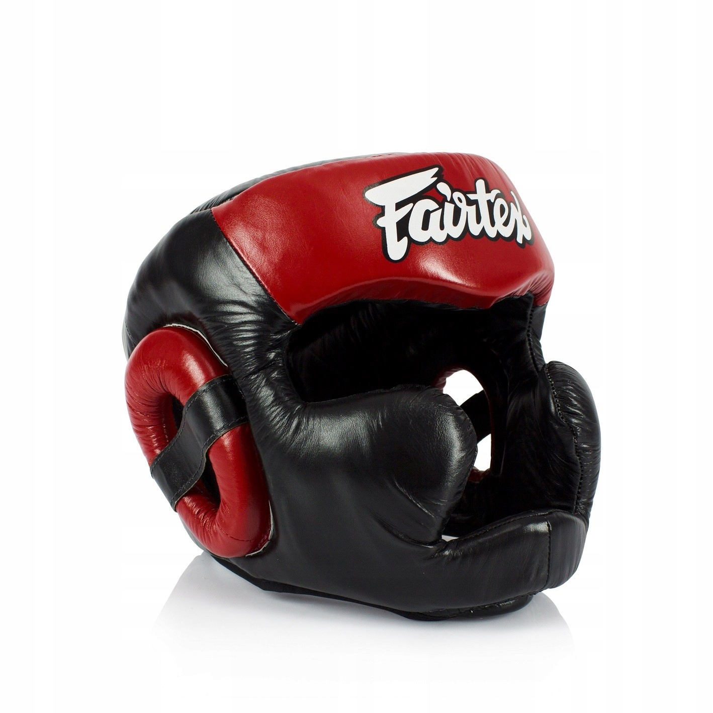 Fairtex Boxerská přilba HG13 černá/červená M