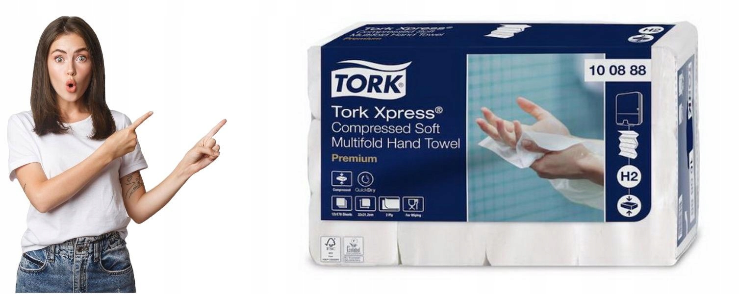 Levně Ručník Zz Tork 100888 Xpress H2 (12x170)