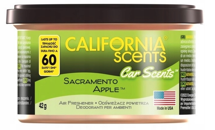 Аромат California Scents Car SACRAMENTO APPLE